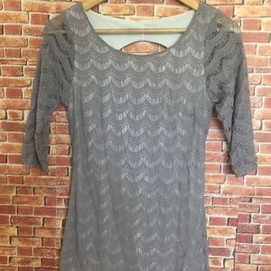 free people lace body con dress